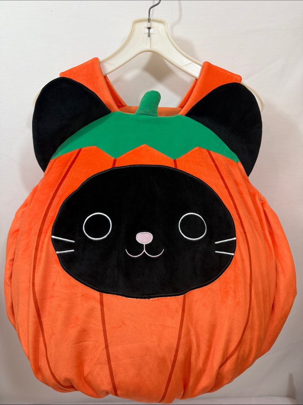 Squishmallows Youth CALIO The Cat / Pumpkin Stuffed Halloween Costume OSFM